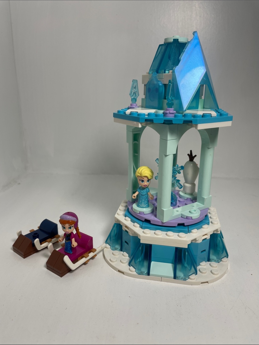 LEGO Disney Anna and Elsa's Magical Carousel set (43218 ) *incomplete